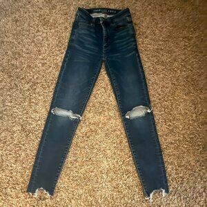 American Eagle Dark Wash Skinny Jegging